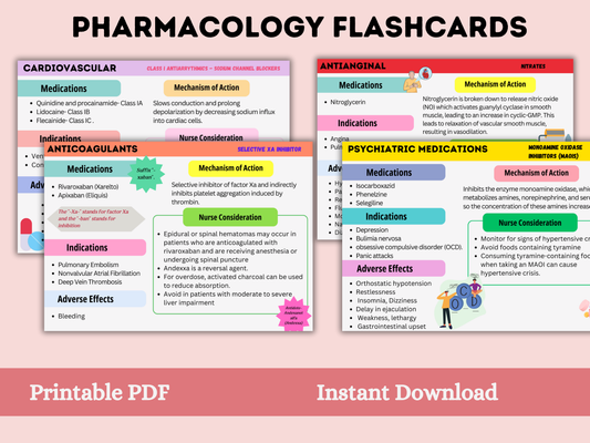 Pharmacology Flashcards